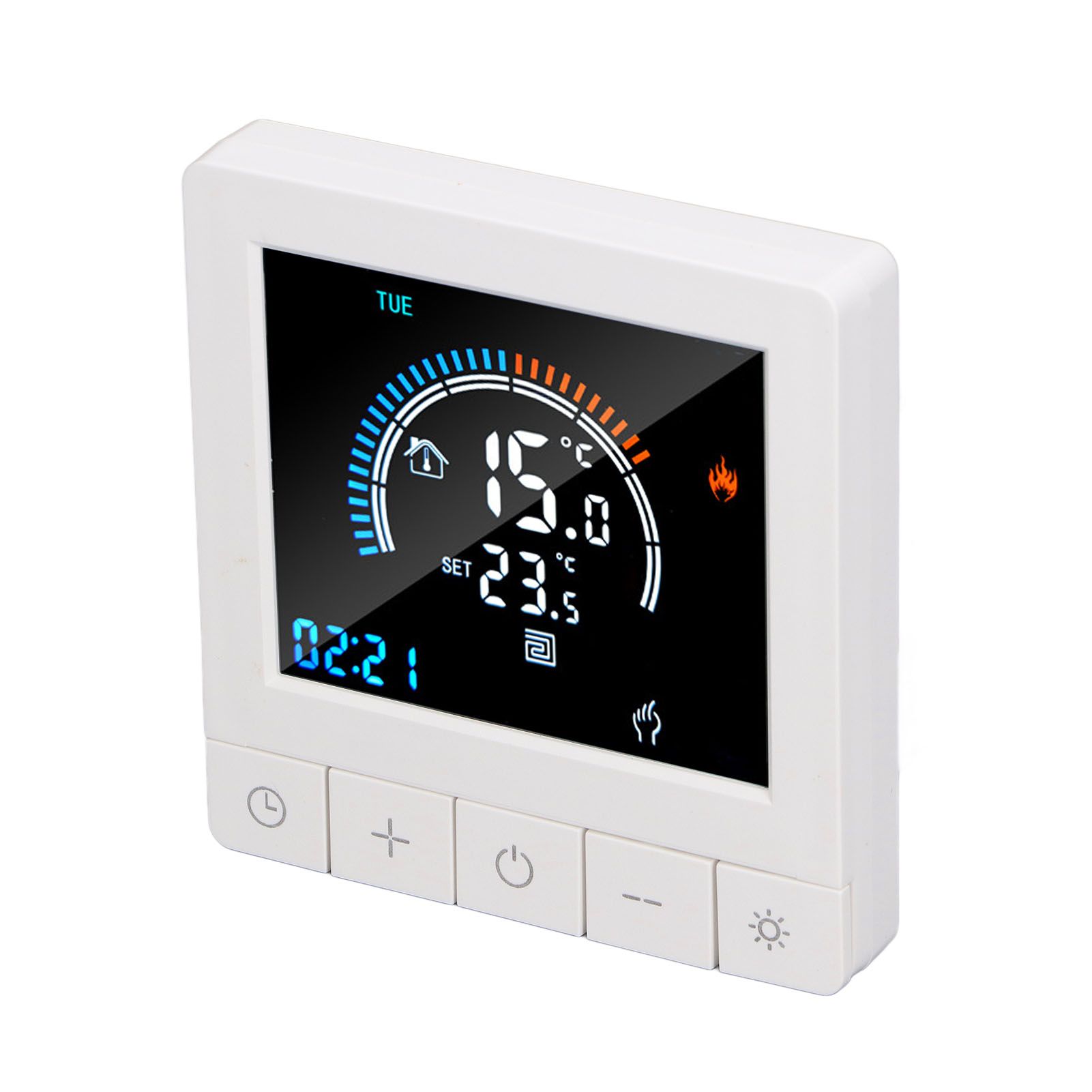 Programmable Smart Thermostat Electric Heating Smart Thermostat Digital LCD Display Temperature Controller for Home Hotels AC 90V‑240V 16A WiFi Style — image 5