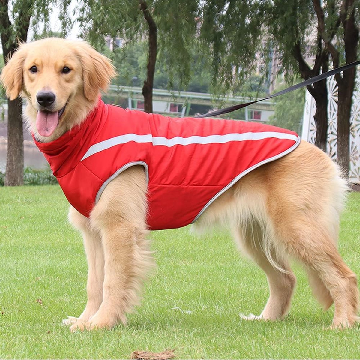 Dog Coat - Waterproof and Warm for Winter - Warm Dog Jacket - Windproof Fleece for Puppies - Reflective Outerwear - Cold Weather Vest - Perfect for Small — image 2