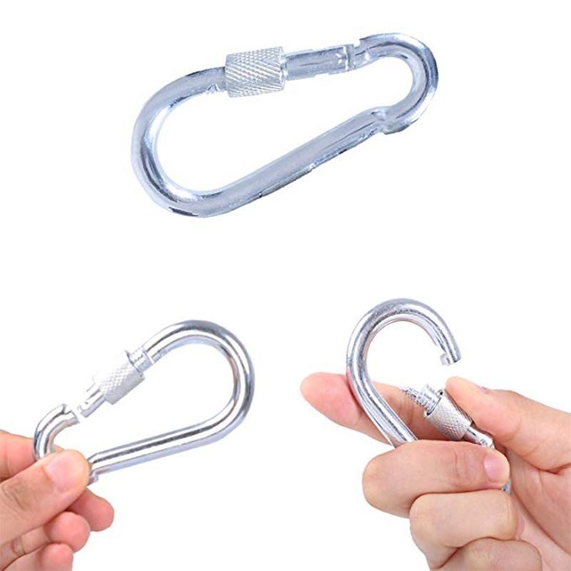 Tree Swing Hanging Kit, Tree Swing Straps, Lock Snap Hooks, Perfect For Tree Swing & Hammocks,Easy & Fast To Installation, 5 FT — image 2