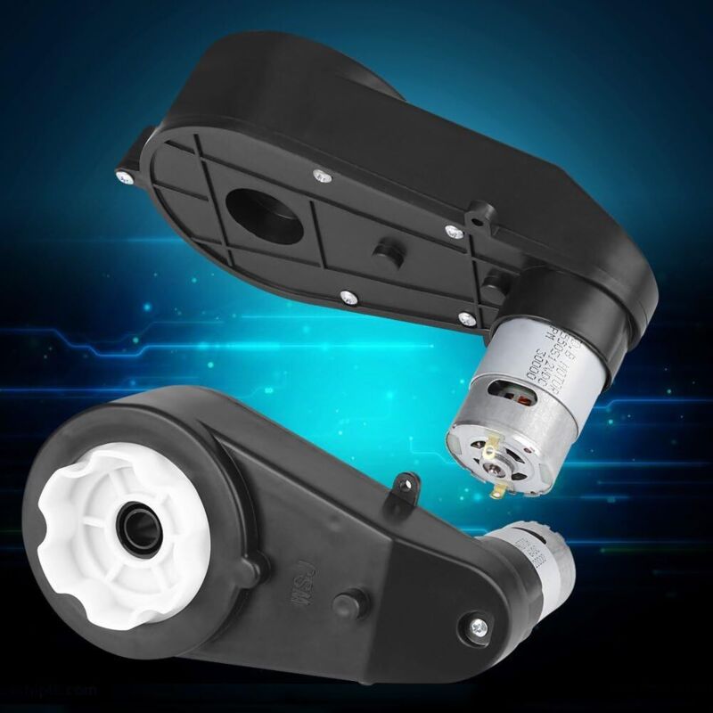 Driving Motor Drive Gear Box Electric Motor For Kids Car Toys Replacement Part (12V 30000Rpm) — image 2