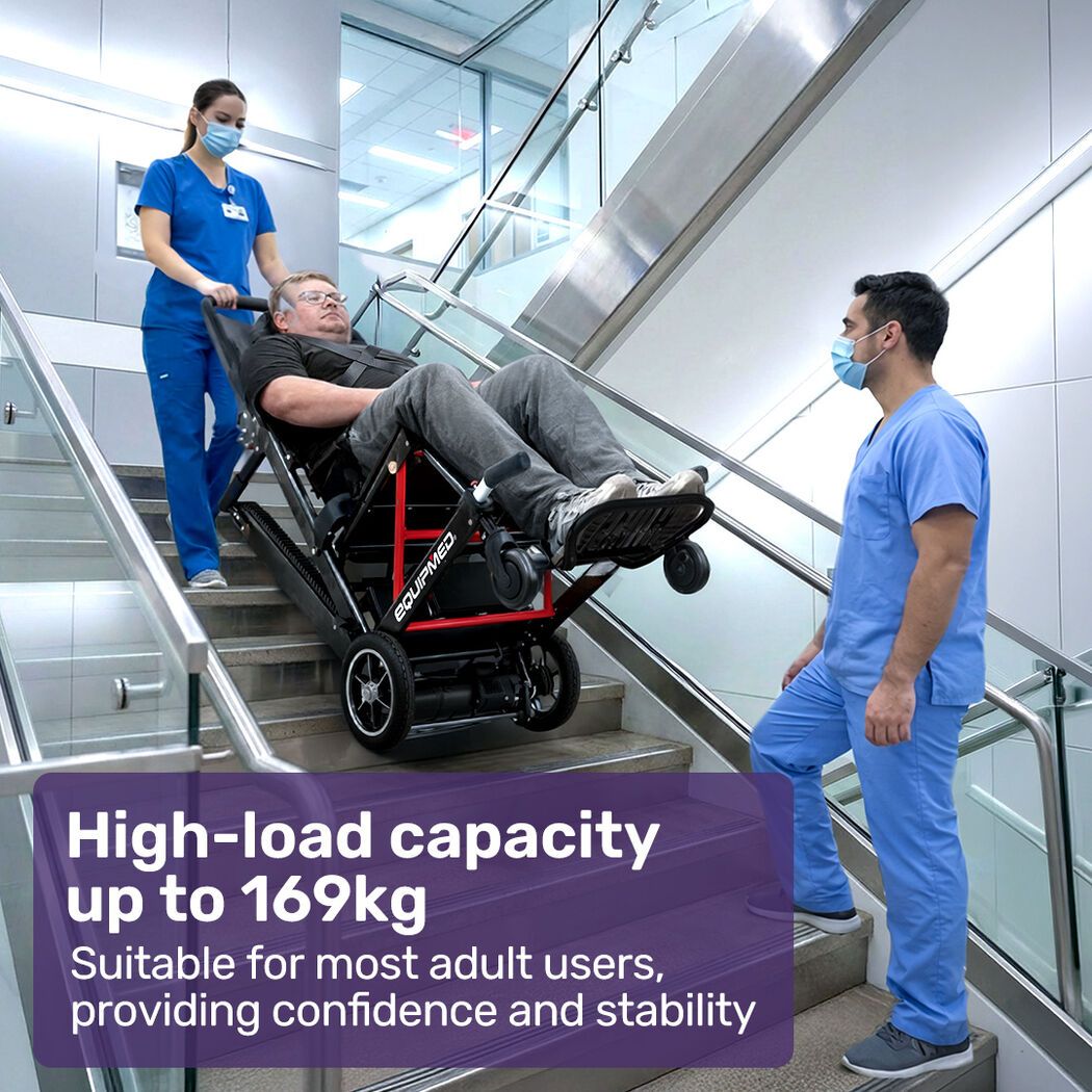 EQUIPMED Electric Stair Climbing Wheelchair 169kg โ image 2