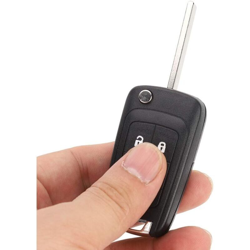 Long Lasting Premium Button Car Key Fob Case Cover For Chevrolet Camaro 2010-2013, Replacement Part, Black Color — image 4