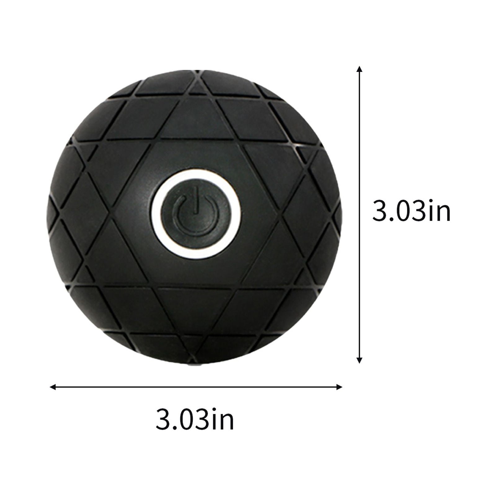USB Rechargeable Vibration Massage Ball, 3 Vibration Modes, Fitness Yoga Fascia Ball for Muscle Recovery โ image 3