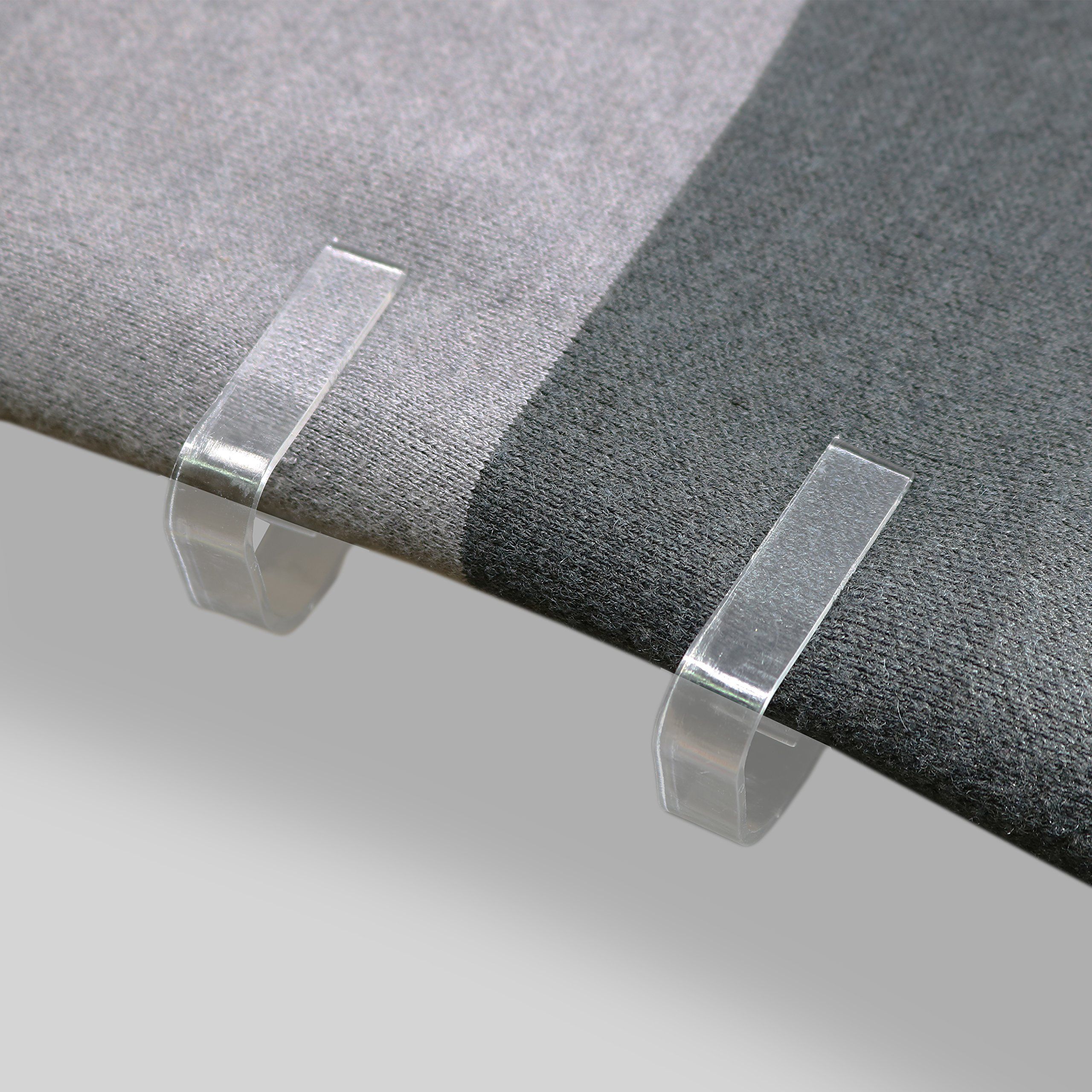 24 Pack Clear Plastic Tablecloth Clips Table Cover Holder for Party (24 Pack) for the table at party, picnic, restaurant — image 4