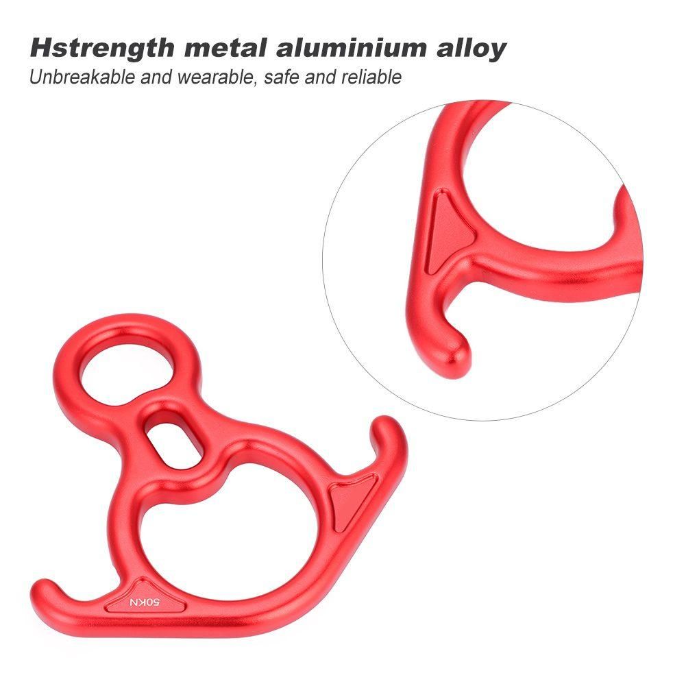 Climbing 8 ring climbing 50kn descender figure 8 rope descender climbing — image 4
