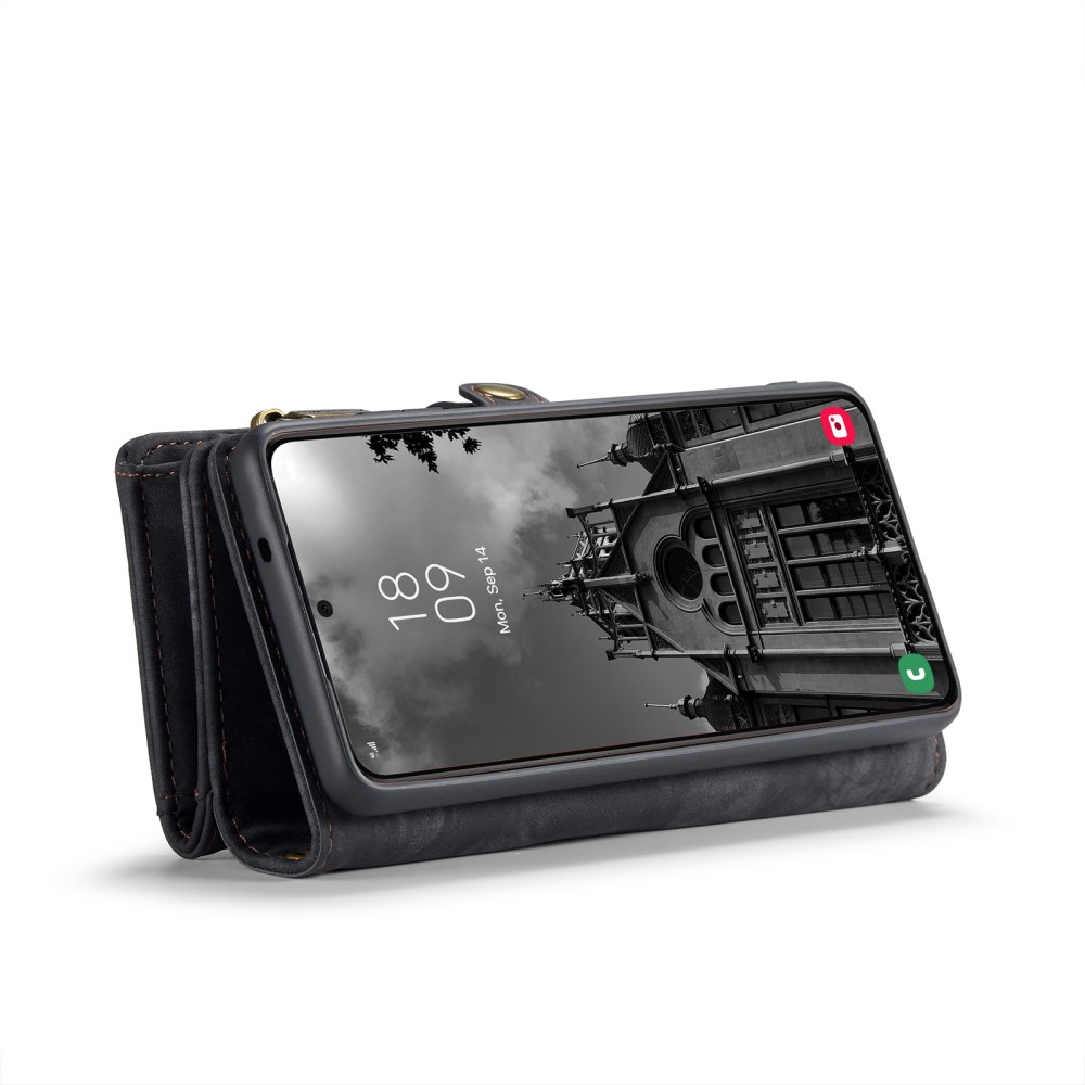 CaseMe Multi-Slot 2 in 1 Wallet Case Galaxy S25 Black — image 4