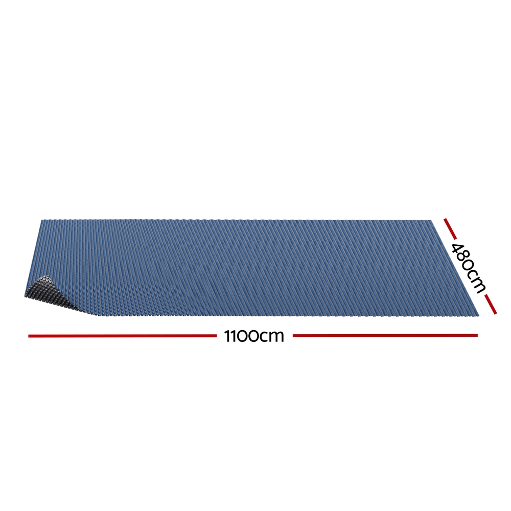 Aqua Buddy Pool Cover 600 Micron 11x4.8m Swimming Pool Solar Blanket Blue Black — image 2