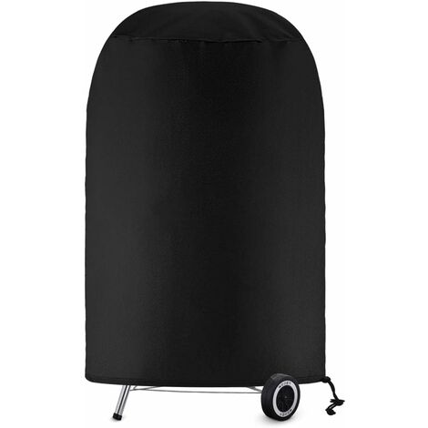 Grill cover, round grill cover, grill cover tarpaulin, grill cover tarpaulin waterproof anti-UV protection (70 × 70 cm)