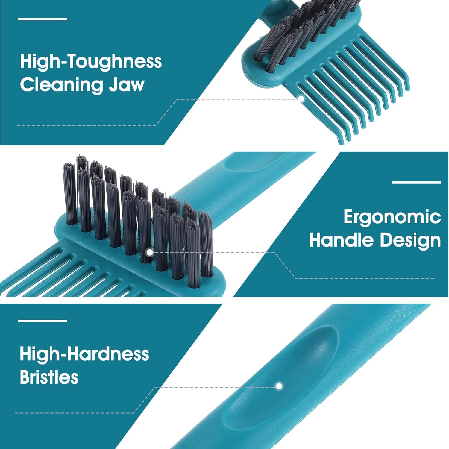 2 Pack 2-in-1 Hair Brush Cleaning Tool Hair Brush Cleaner and Remover Tool Dual-Sided Hairbrush Clean Tools for Removing Hairs and Dust Perfect for Home Salon โ image 3