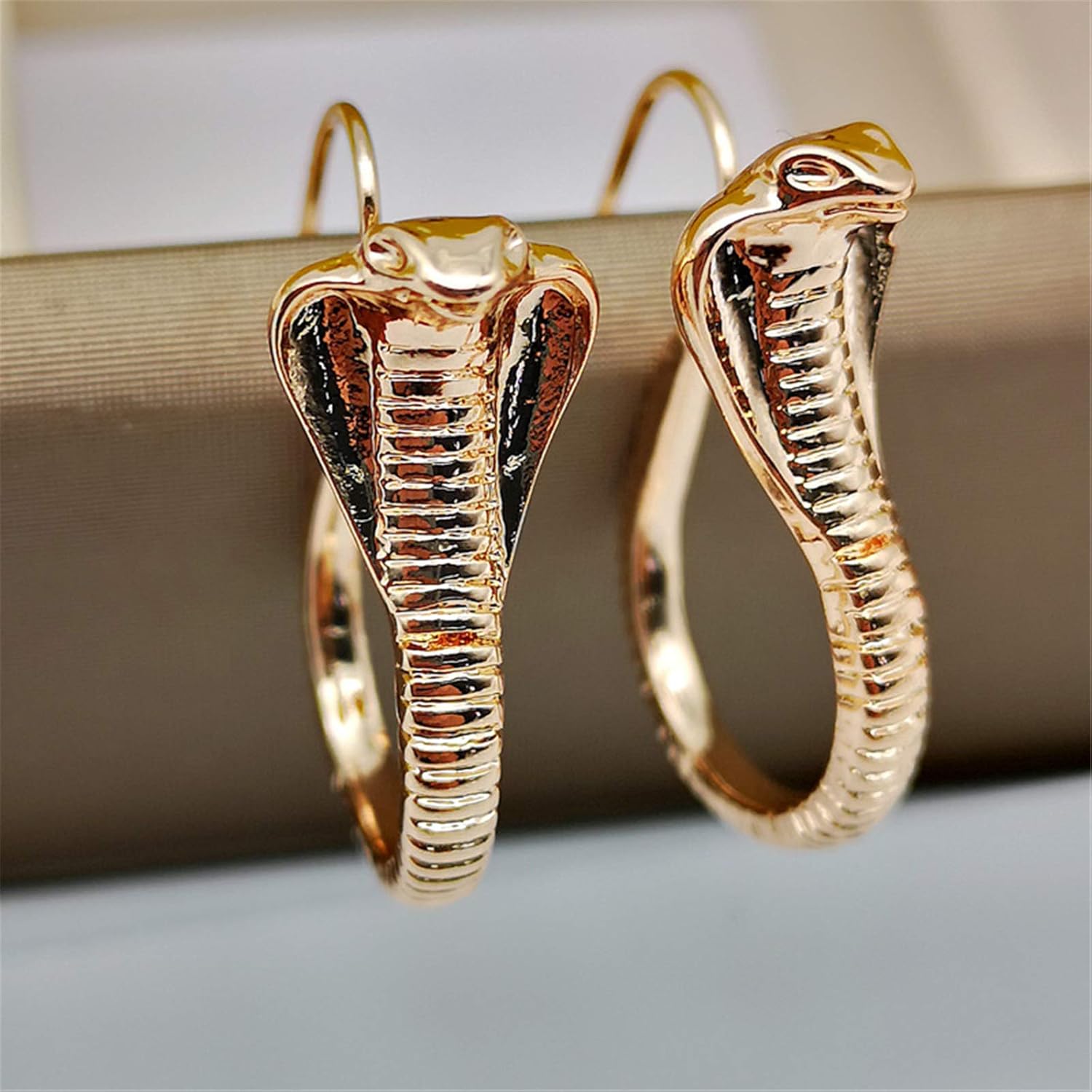 Vintage Cobra Dangle Earrings Personalized Animal Snake Hook Earrings for Women Punk Gothic Ear Jewelry โ image 3