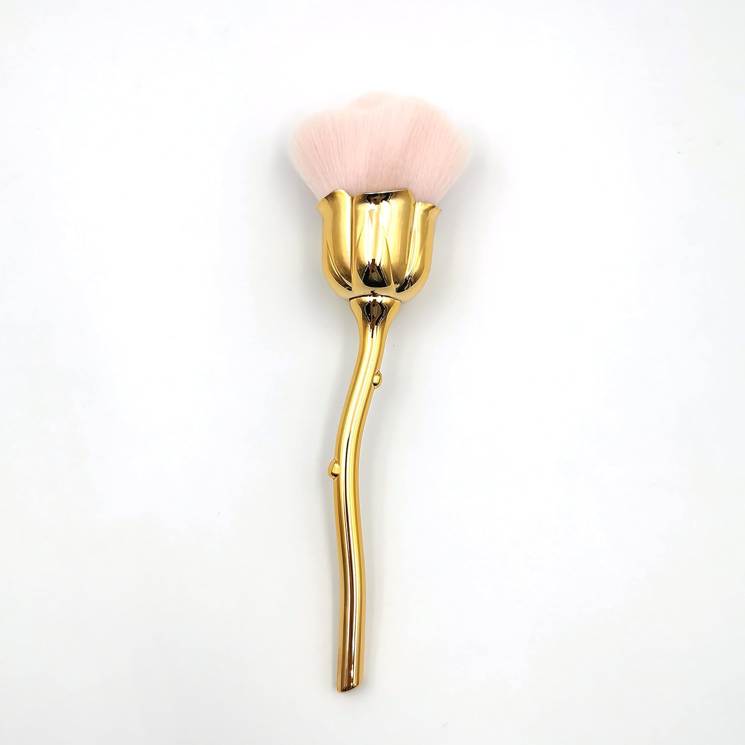 Cleaning Brush - Pink Rose Soft Brush - Suitable for acrylic nail art, manicures, cleaning fabric and can also be used for cutting nails and cleaning makeup — image 4