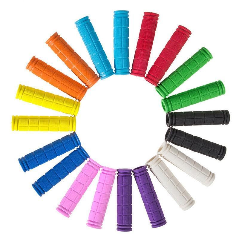 Rubber Grips For Bmx Mtb Cycle Road Mountain Bike Scooter Bicycle Handle Bar - Pink — image 3