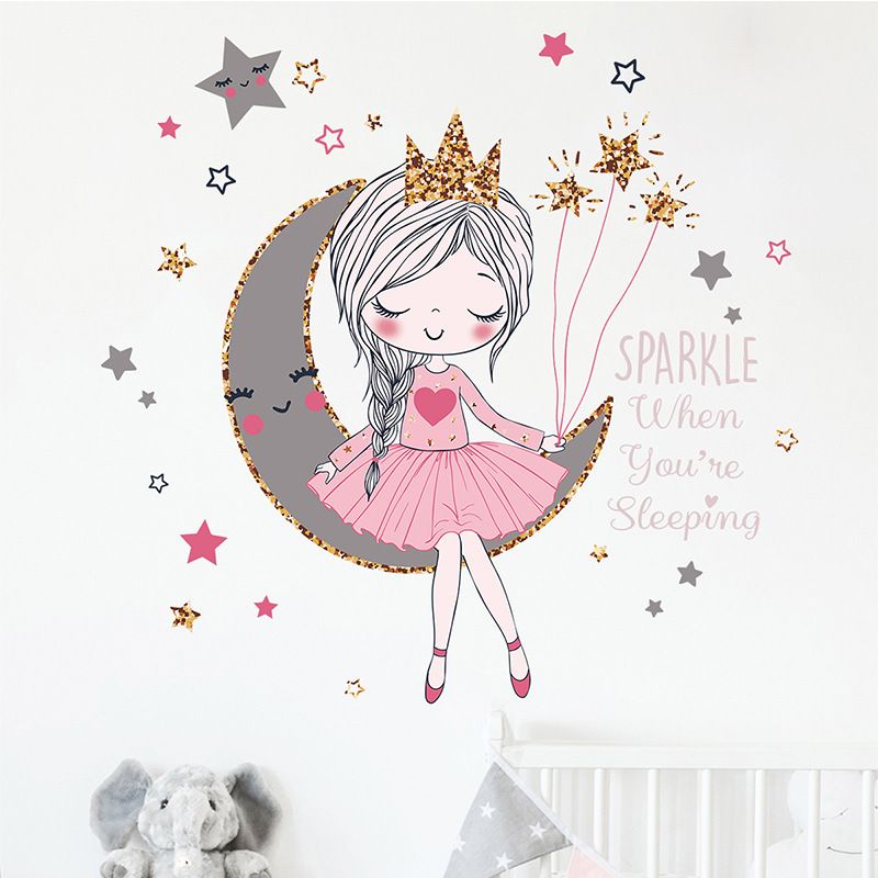 Colorful, cute and lovely children's wall stickers, detachable wall stickers, DIY decoration for children's and girls' bedrooms — image 2