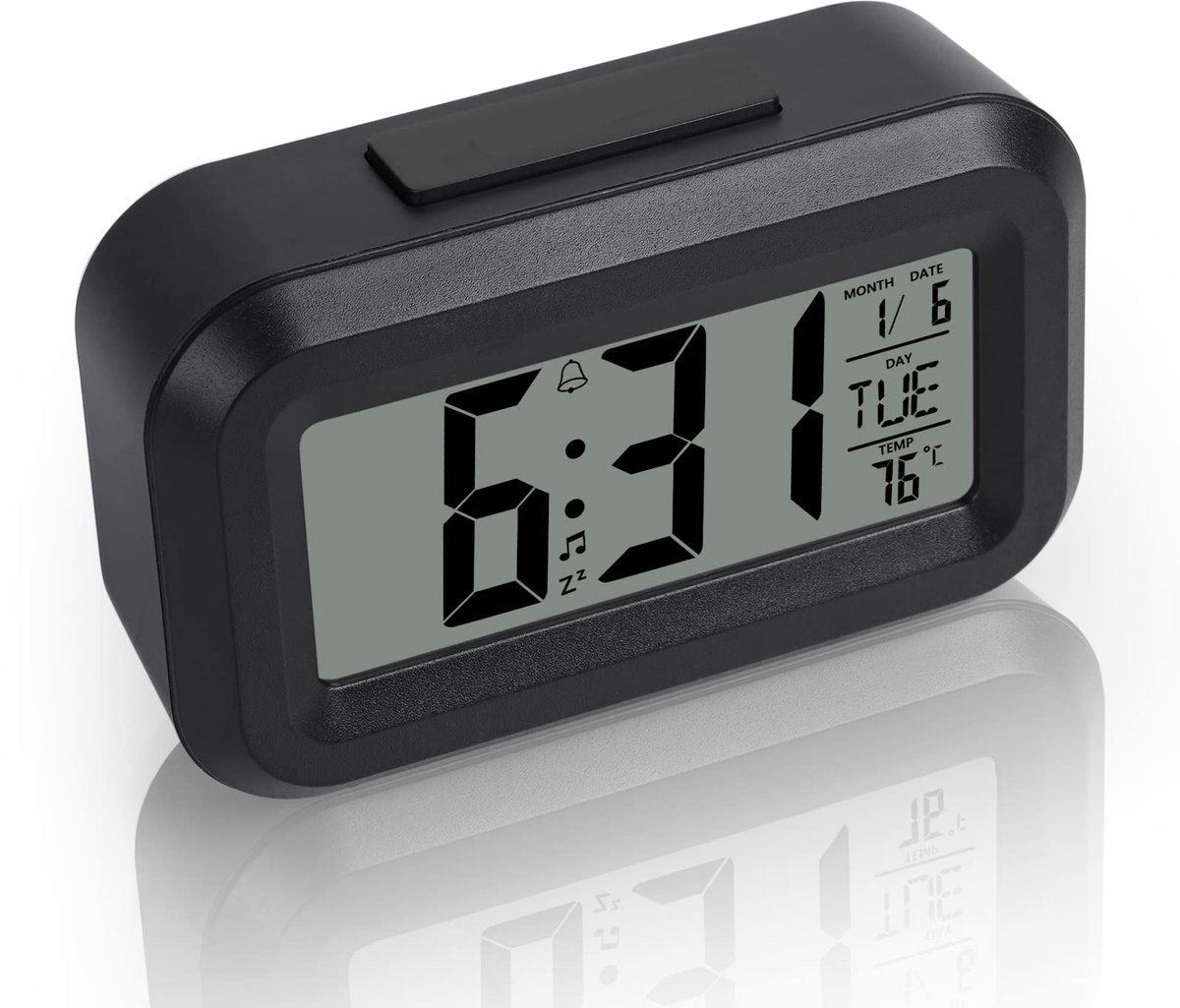 Wekker Digital Alarm Clock - Children's Clock - Wekker Children's Alarm Clock - Travel Alarm Clock - LED Display Clock - Adjustable 12/24 Hour Snooze Function