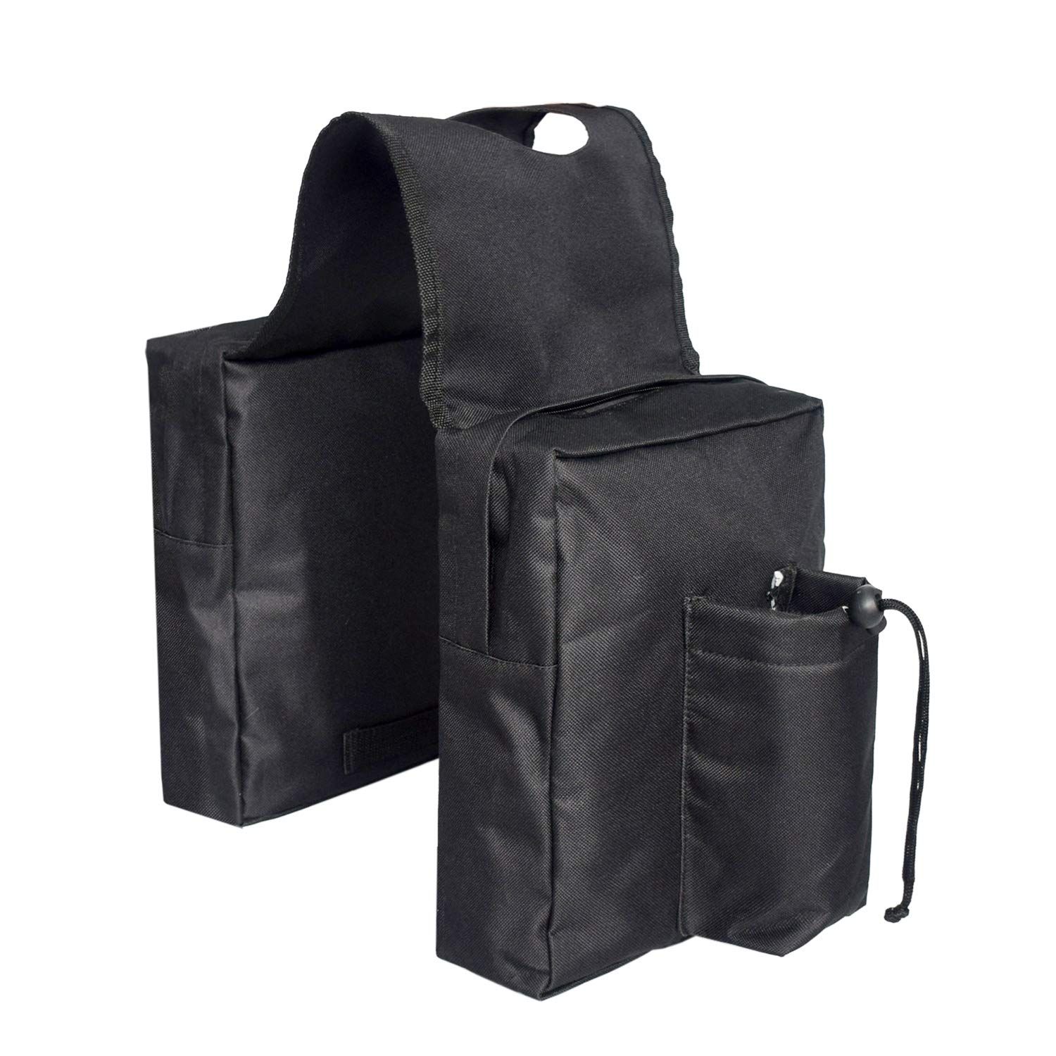 Snowmobile ATV Tank Saddlebags Durable Universal ATV Fender Bag Waterproof Front Accessories Storage Pack Luggage (Black)