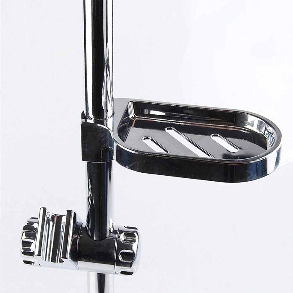 25mm Replacement Hand Shower Bracket for Slide Bar Adjustable Plated Bathroom Pipe Shower Head Holders — image 4