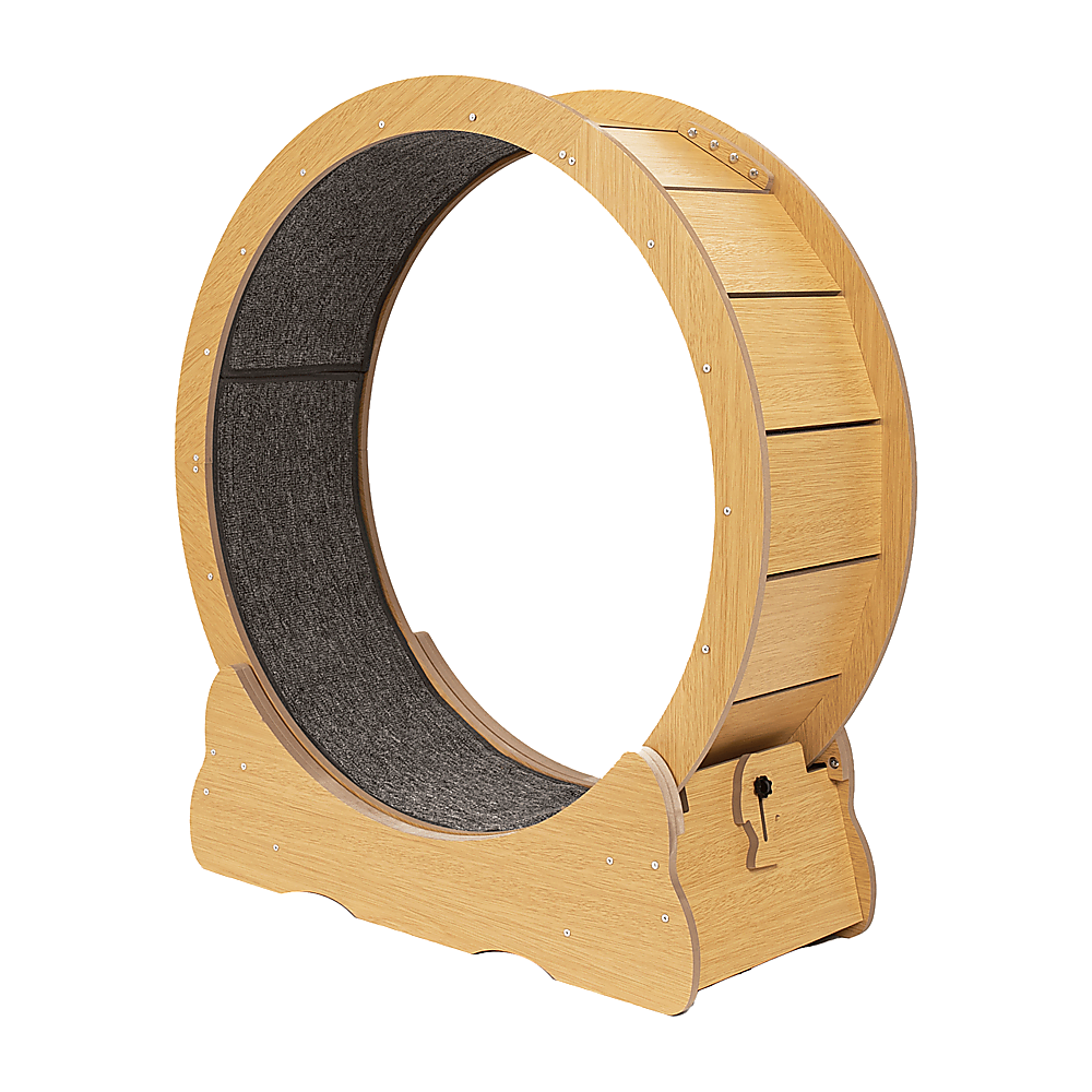 Cat Running Wheel w/ Carpet Runway Cat Exercise Wheel for Fitness Cat Treadmill โ image 6