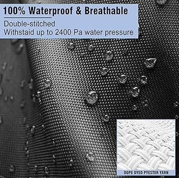 14-16ft Boat Cover Trailerable Marine Grade 600D Black — image 3
