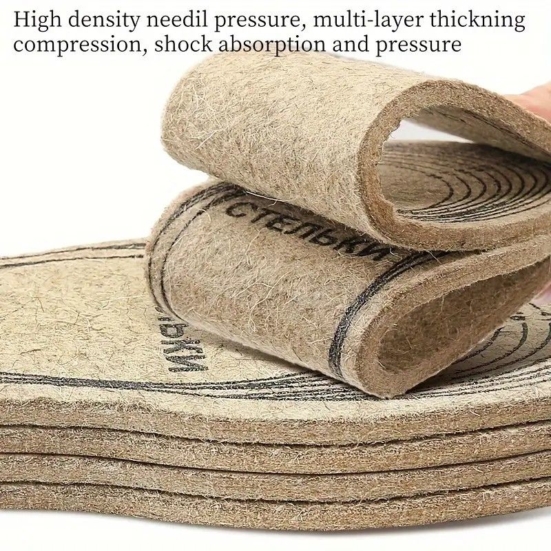 Felt Cuttable Insoles 10-Pair Pack, High-Density Cushioning for All-Day Comfort Without Fatigue, Multi-Size Customizable Cutting to Fit All Shoe Types, Soft โ image 6