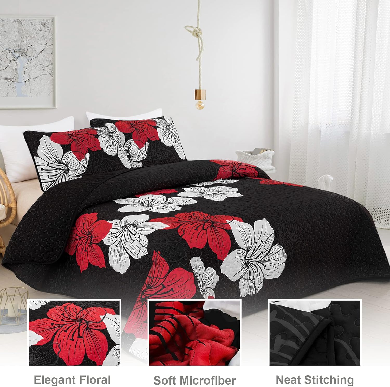 Glorious Quilted coverlet and pillowcovers set: Unmatched Beauty - Queen size โ image 2