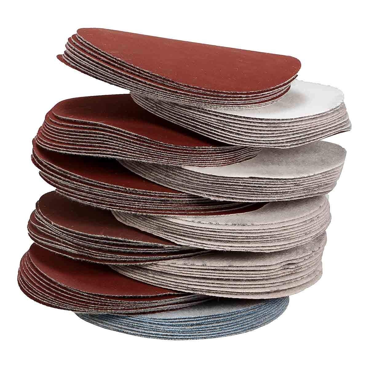 100pcs 1 inch Sanding Disc Hook and Loop, Sanding Pad Headlight Restorations Finishing Sandpaper Backing Aluminum Oxide 600 800 — image 4