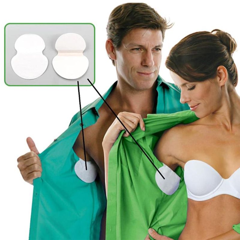 100 Pack Armpit Sweat Pads - Underarm Sweat Pads for Women and Men - Dress Shields for Hyperhidrosis Treatment β image 2