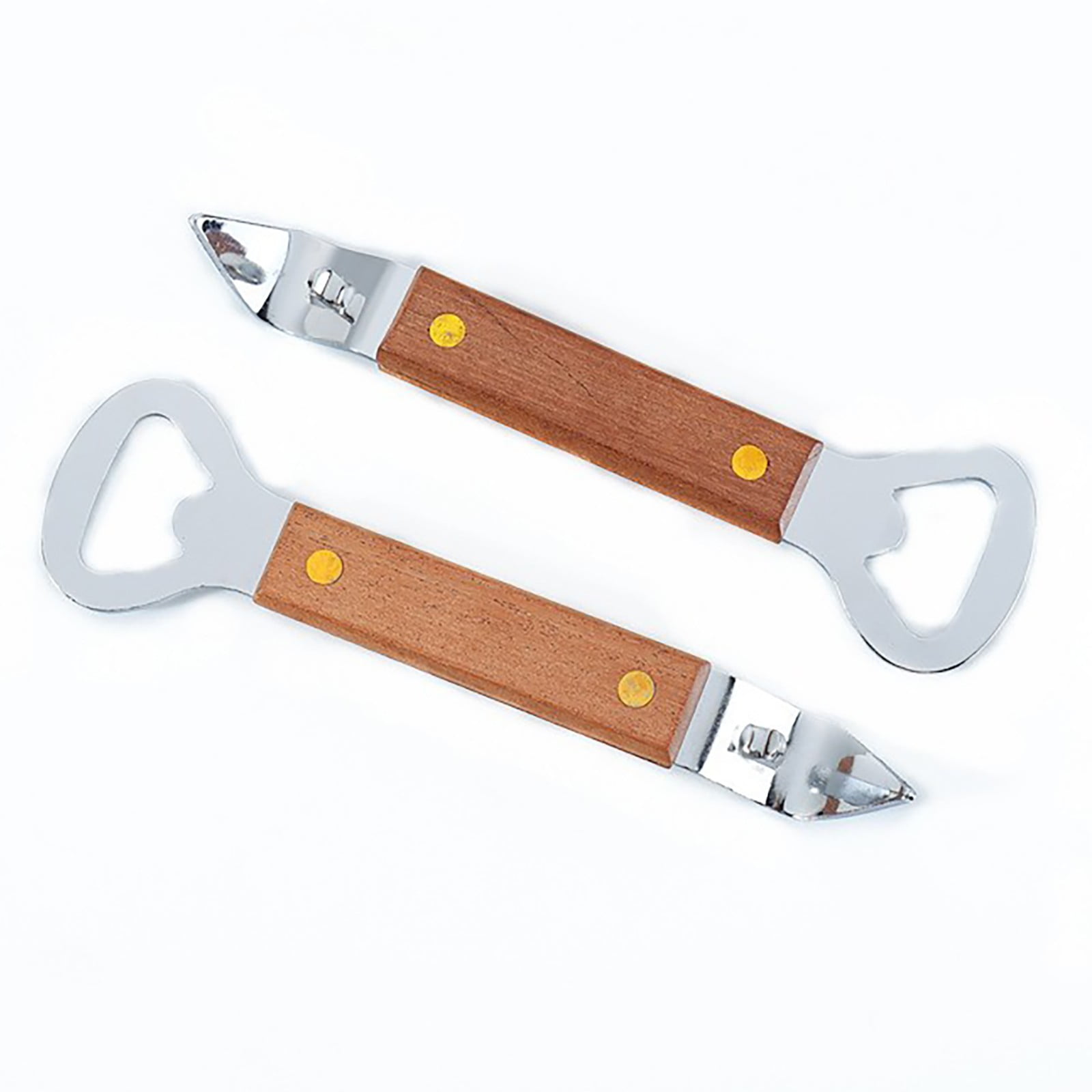 Bottle and Can Openers ! Beer Opener with Wooden Handle Can Openers are Used for Kitchen Miscellaneous Items, Bottle Opener Promotion Include 1Pc Small — image 4