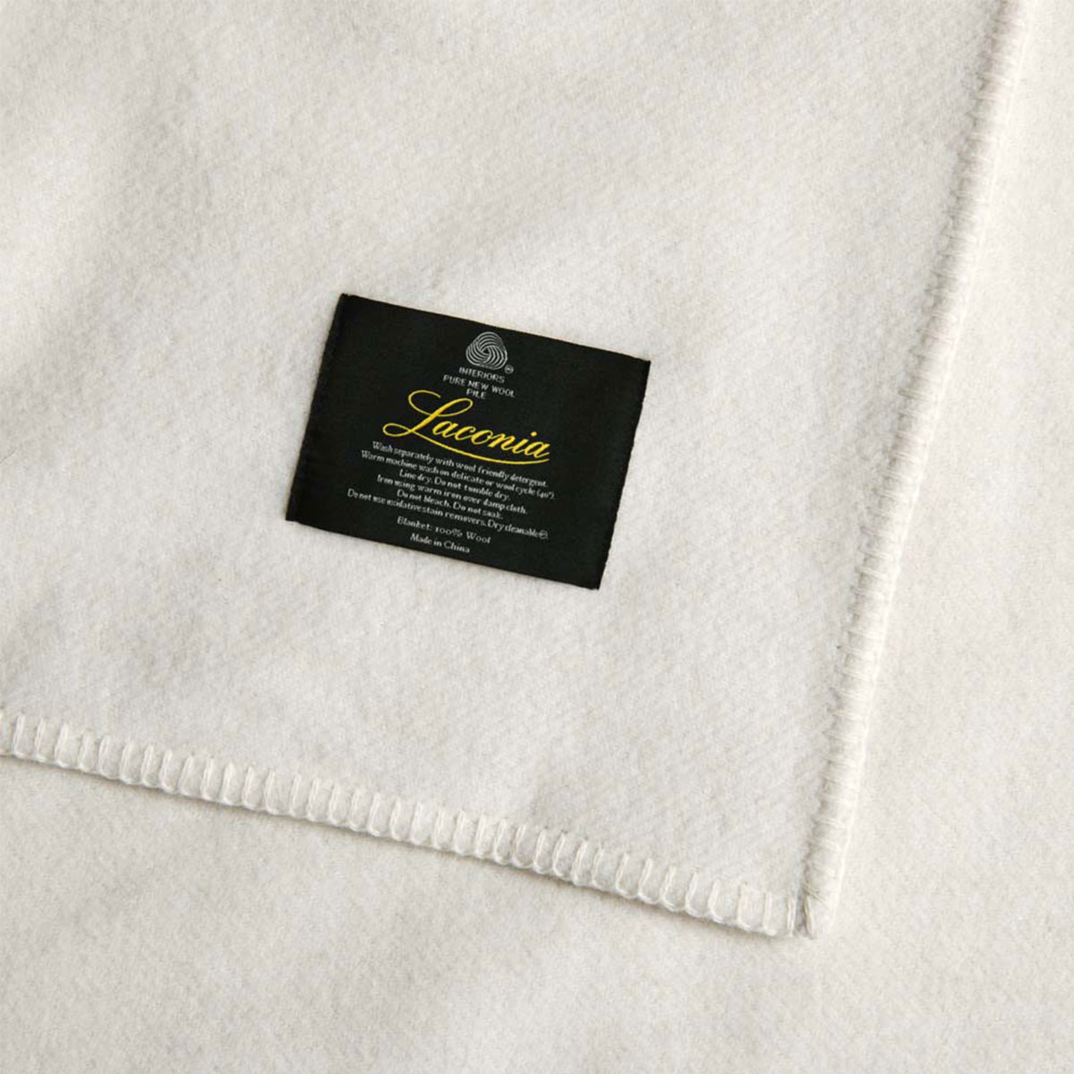 Laconia 400GSM Premium Australian Pure Wool Blanket Natural Queen โ image 4