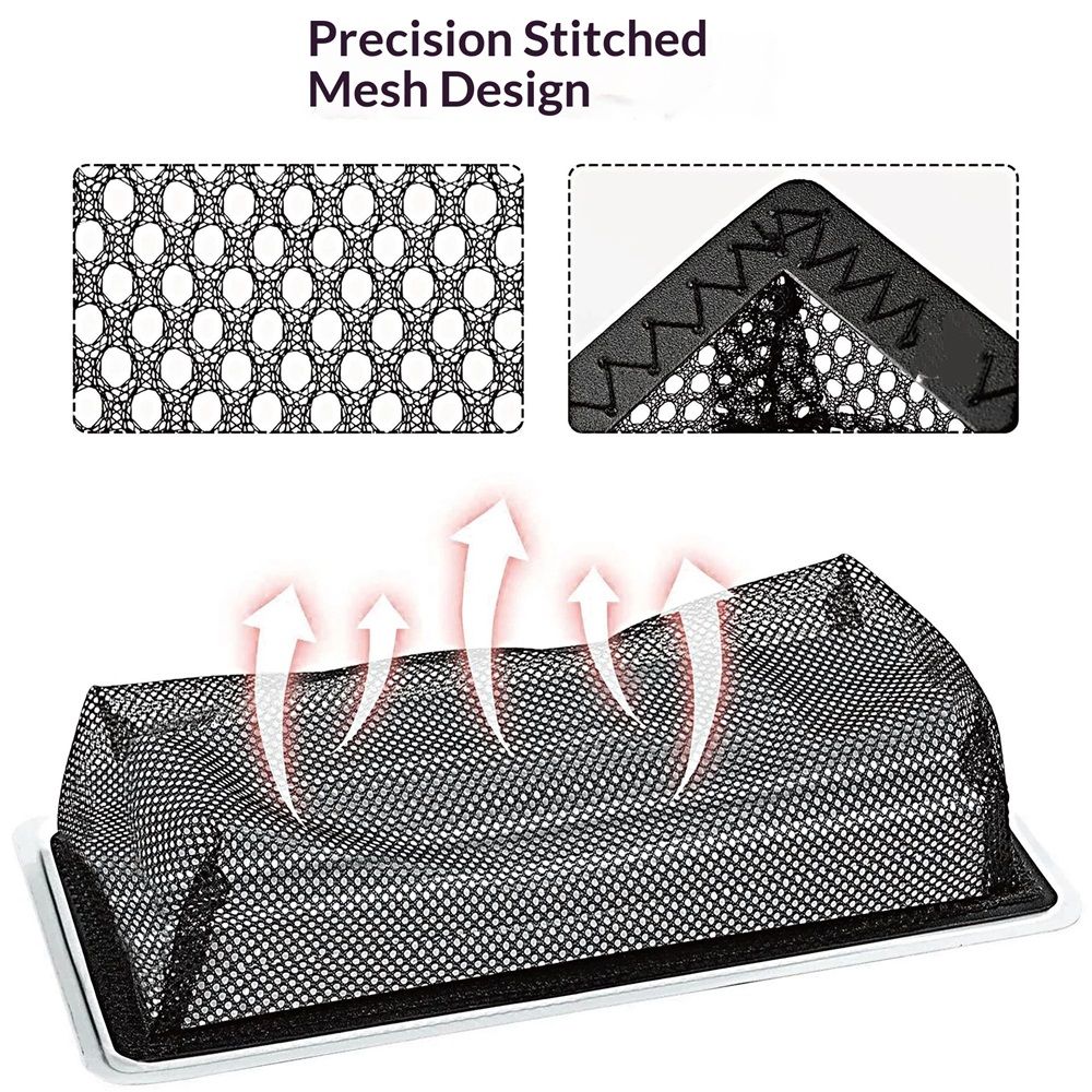 8 Pieces Floor Register Filters Vent Cover Vent Mesh Heating Air Vent Filter for Home(4 x 10 Inch, black) โ image 4