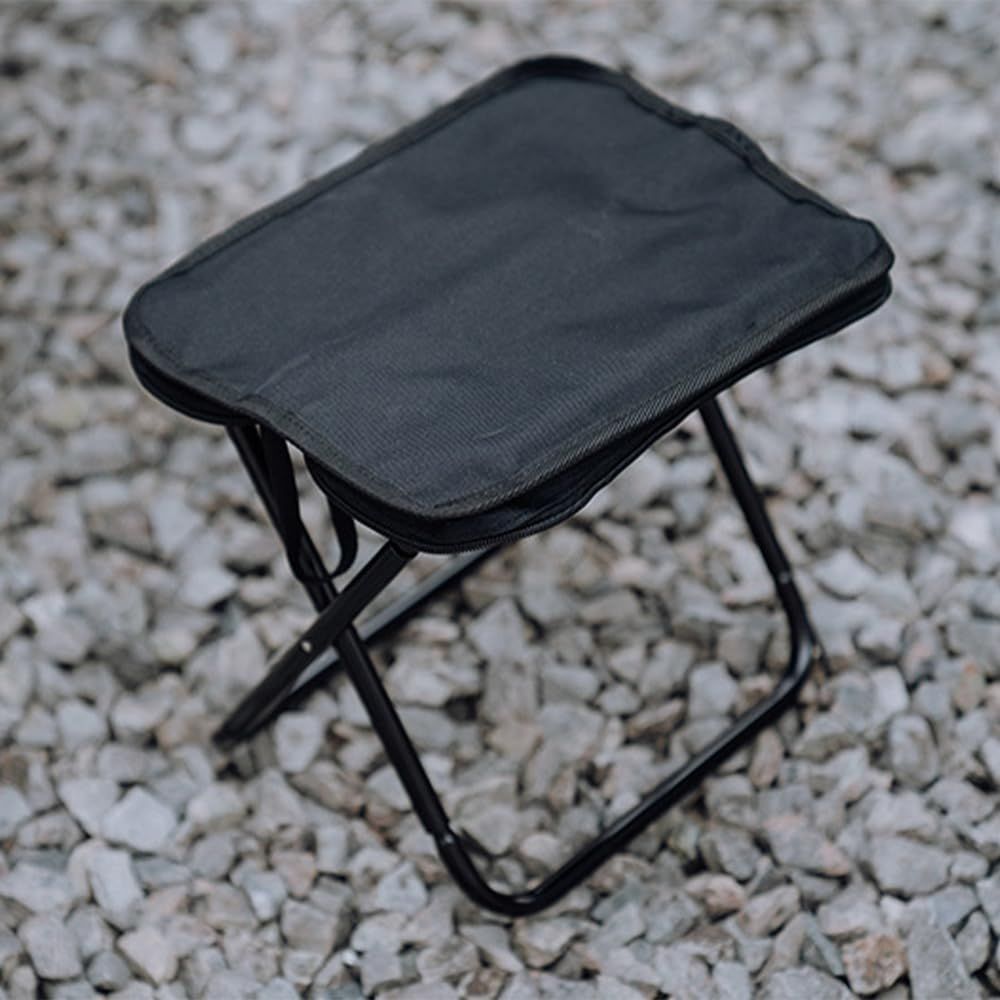 Portable Stool, Foldable Camping Stool, Zip Packed Stool Convenient for Travel/Hike/Wait in Line โ image 5