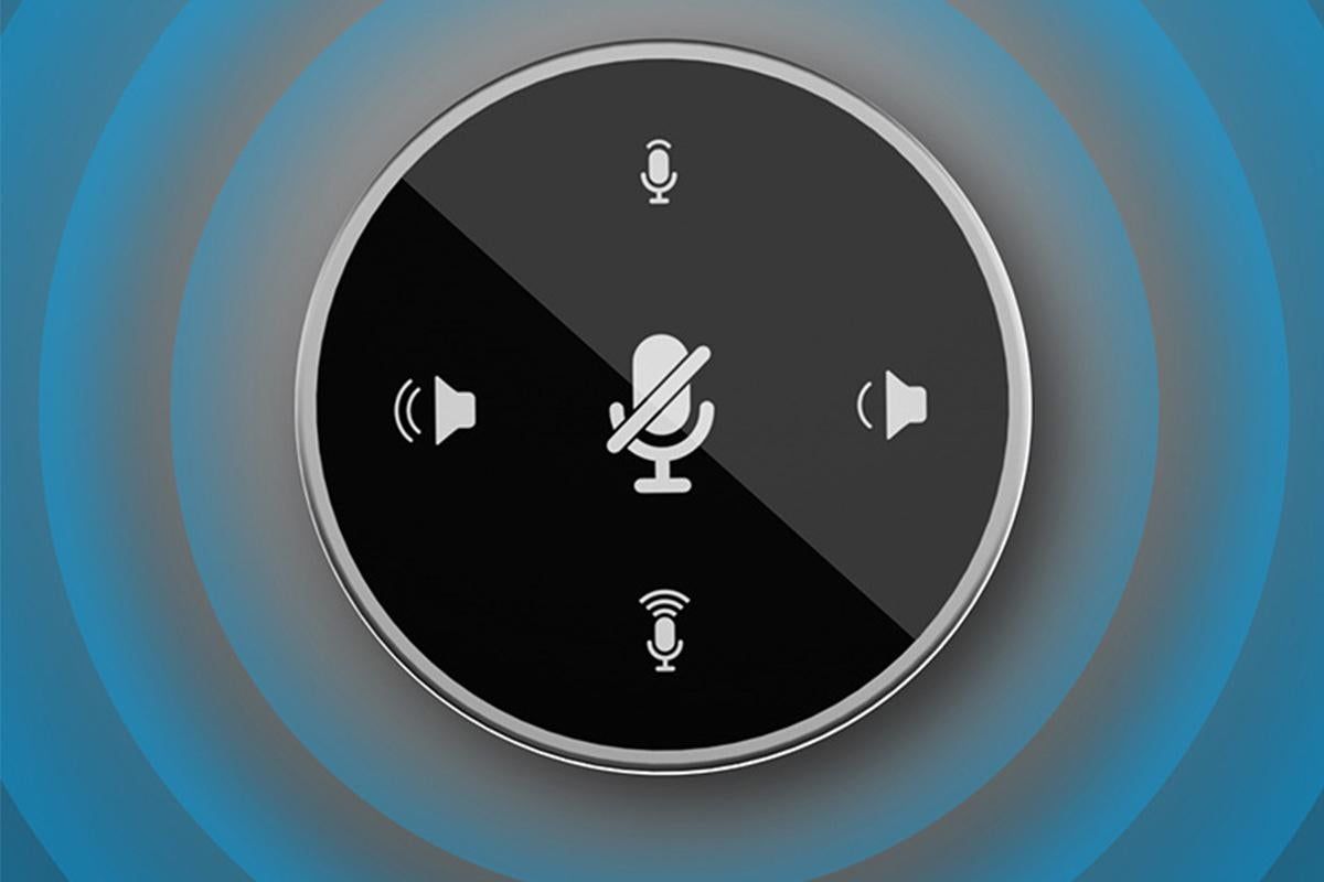 USB Conference Microphone Speech Mic 360° Voice Pickup - Black — image 2