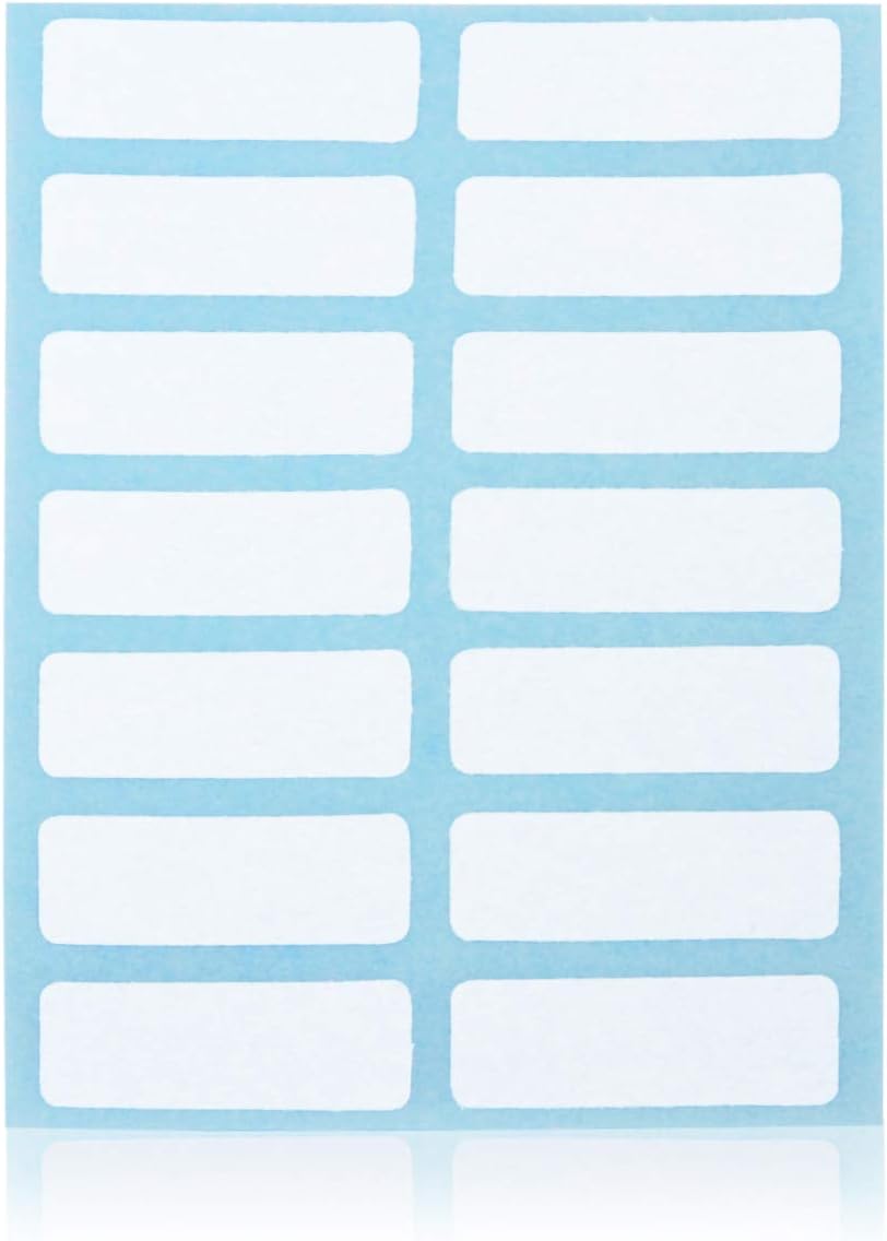 File Folder Labels Name Filing Envelopes Label Stickers, 0.5 x 1.5 in, Small Label Nametags for Jars, Bottles, Food Containers, File Folders (2 Pack) â image 2