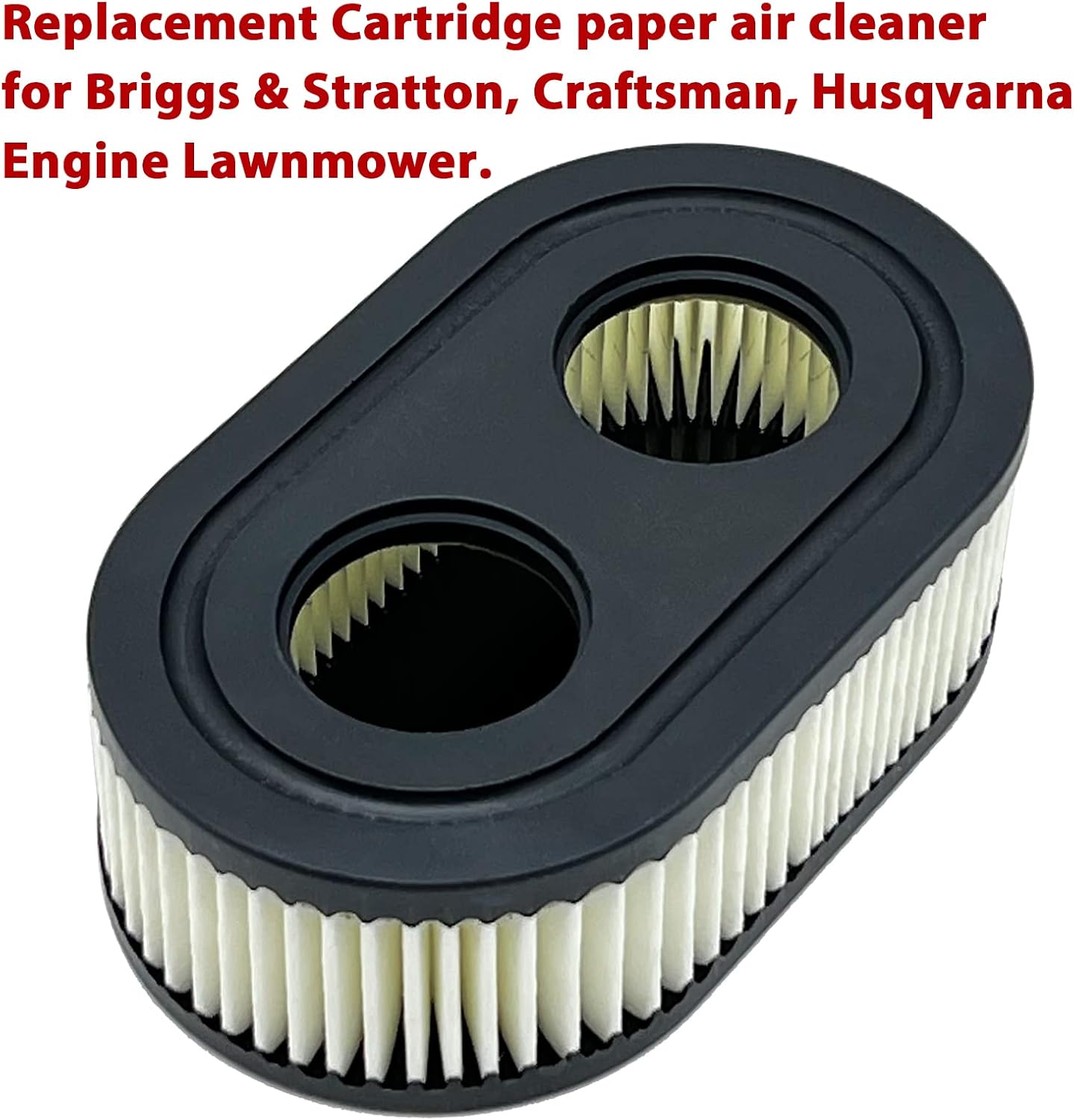 3 Cartridge Air Filters for Lawn Mower Air Cleaner for Lawnmower Engine Replacement Air Filter for Craftsman Husqvarna Toro Engine Lawnmower 3 Pack — image 5