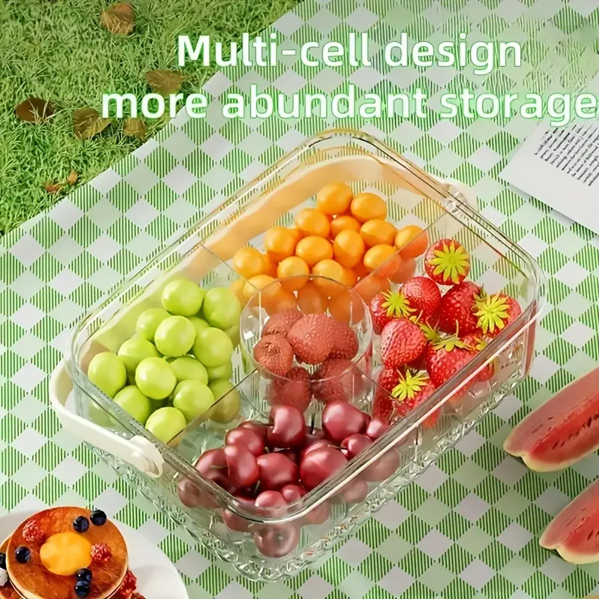 Portable Food Storage Box Large Capacity Lunch Container for Camping Picnic Use โ image 5