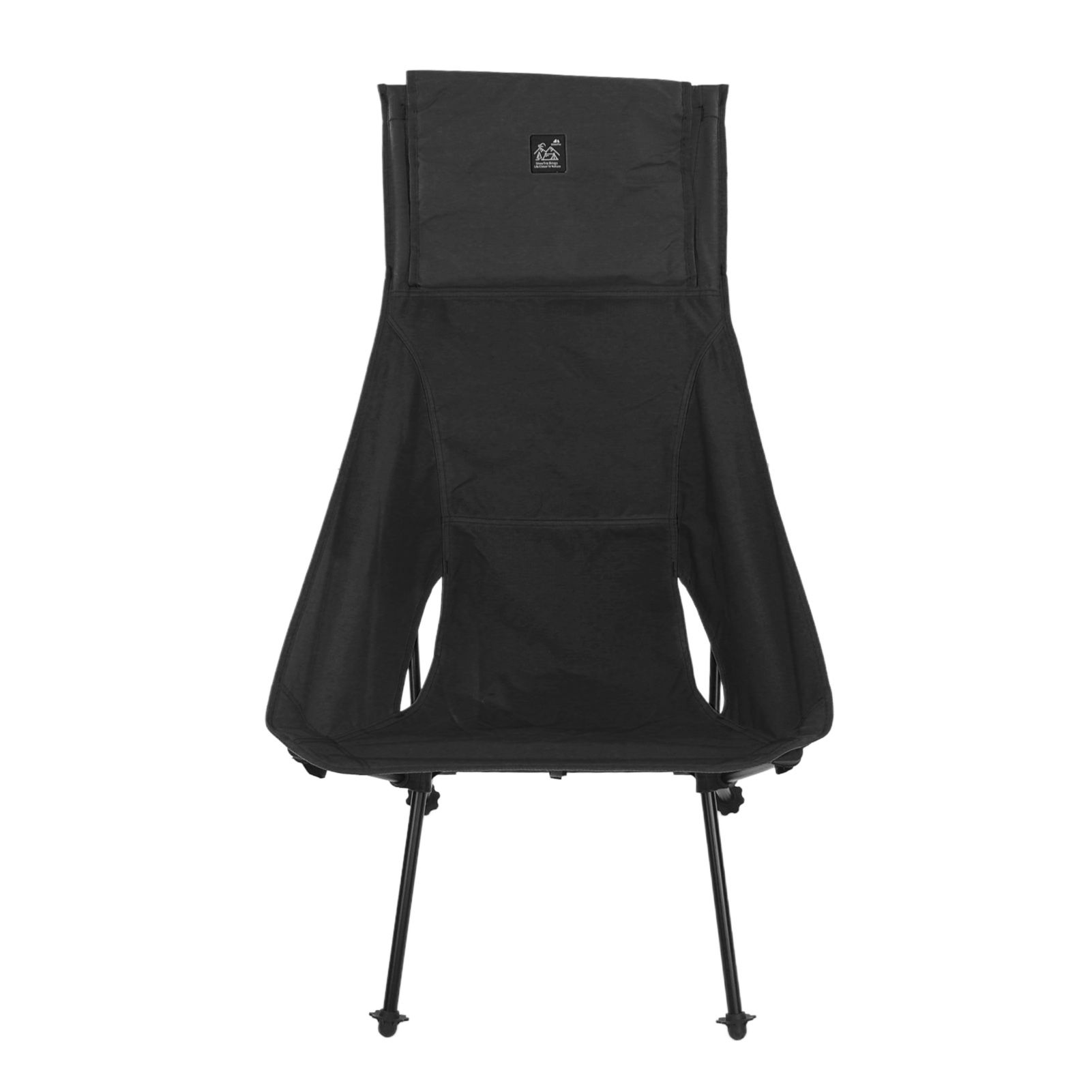 Camping Backpacking Chair Multipurpose Portable Folding Camping Chairs for Hiking Travel Beach Picnic Black — image 3