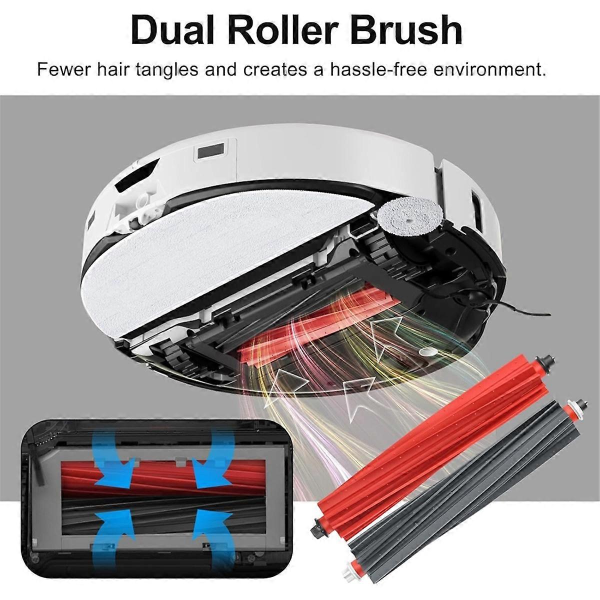 Replacement Parts for Roborock S8 Maxv Ultra, Main Brush and Side Brush As Shown_MGF As Shown — image 3
