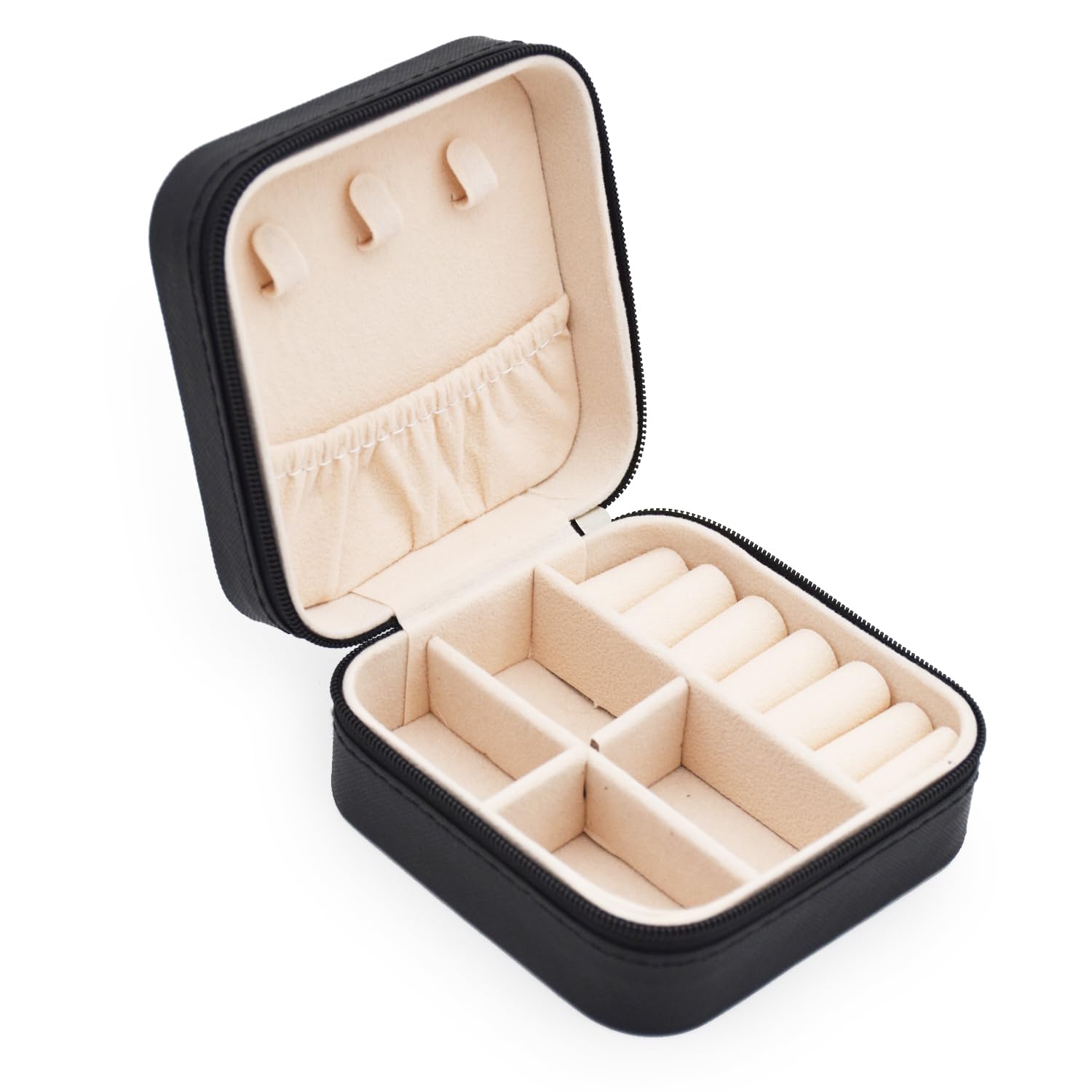 MODENGKGJIAN Mini Jewelry Travel Case, TSA Approved Travel Bottles, Perfect size to fit in your carry- luggage for travel or vacatis — image 2