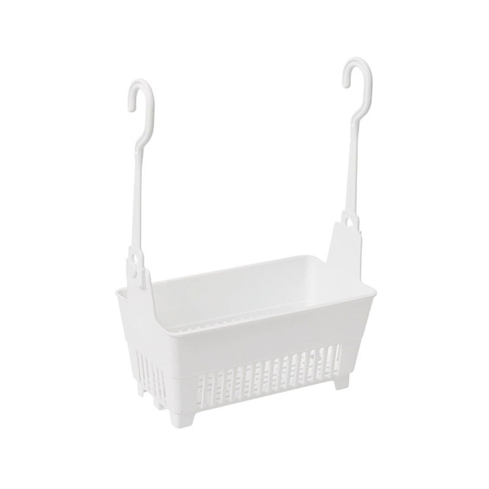 Rack, Sundries Hanging Basket Storage Drain Bag Shower Baskets with Hook Organizer As shown