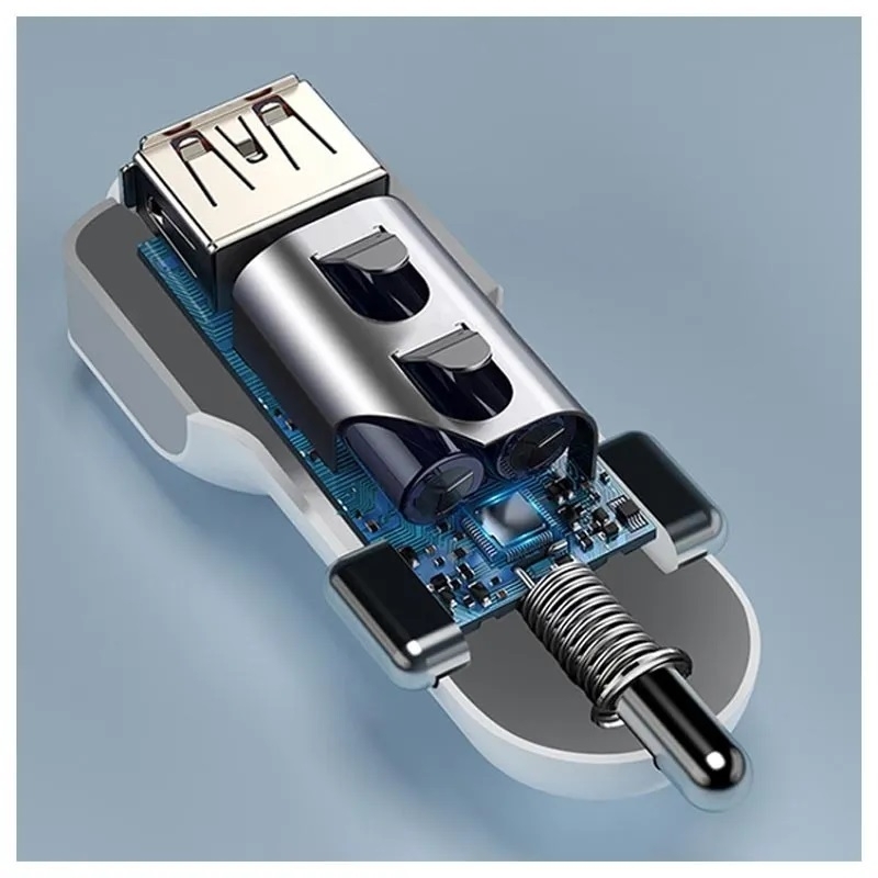 8-Port PD+QC3.0 Car Charger with LED Display — image 2