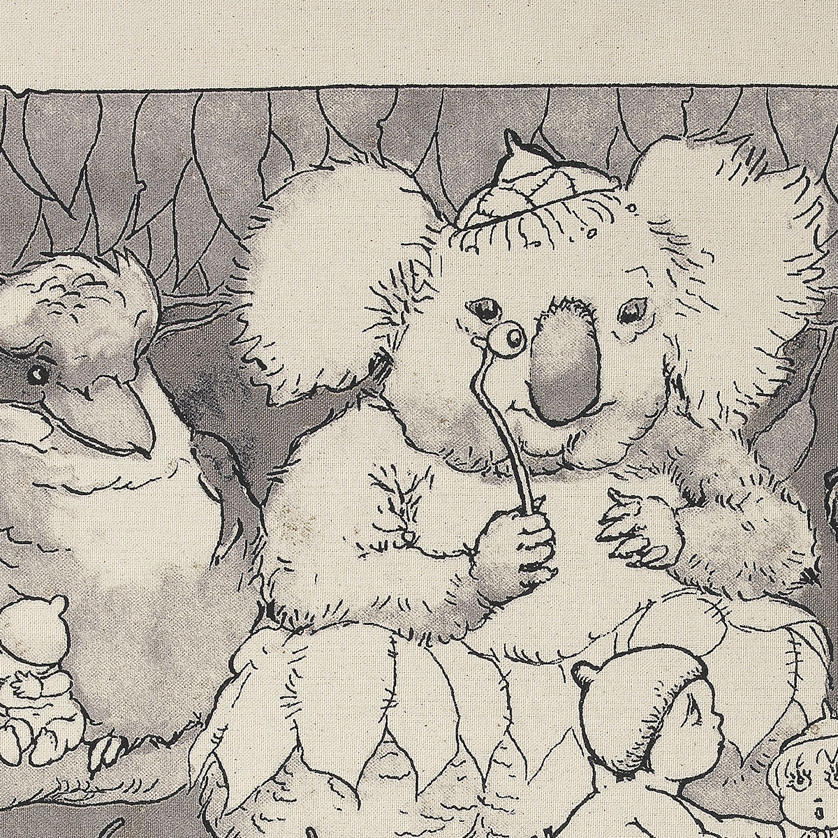 Set of 2 May Gibbs Mrs Bear's Party Cotton Heritage Tea Towels 50 x 70 cm โ image 3