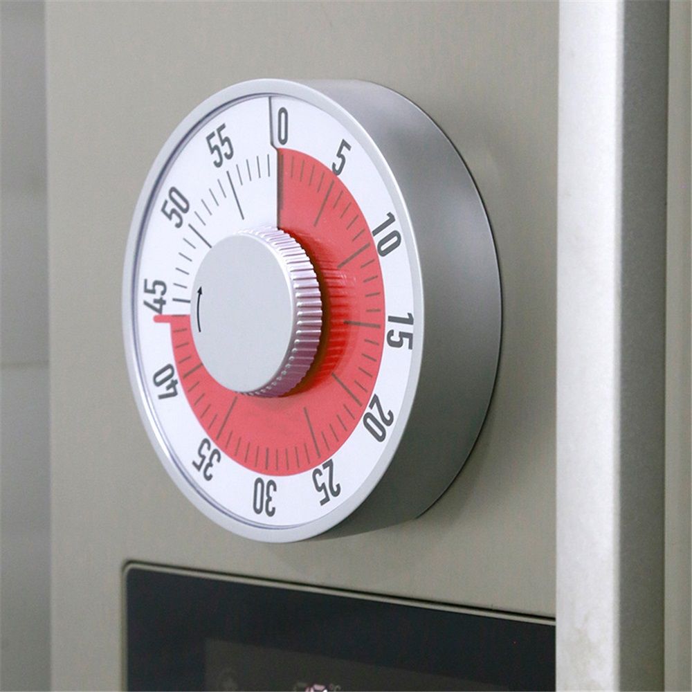 60-Minute Visual Timer Mechanical Countdown Timers for Teaching, Meeting, Cooking, Working - Timer for Kids — image 2