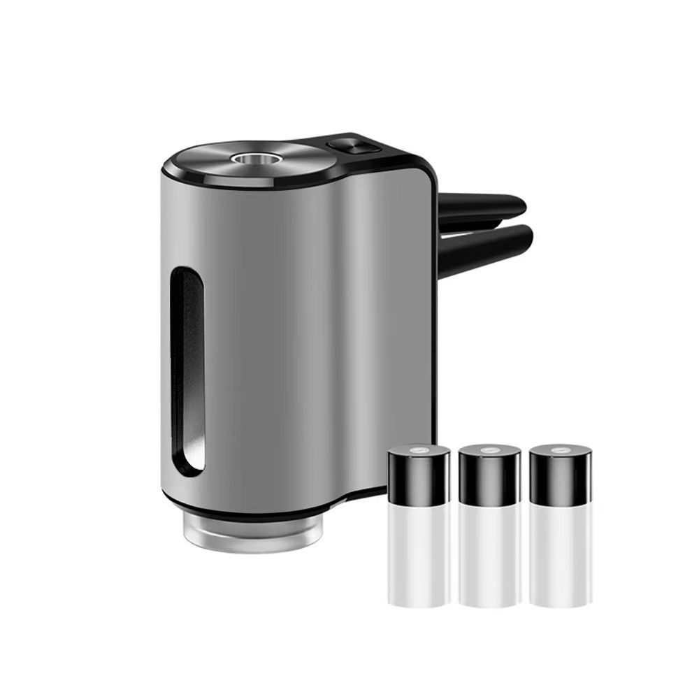 Car Aroma Diffuser Adjustable Settings Essential Oil Diffuser For Car - Gray - Size Shangri-La — image 4