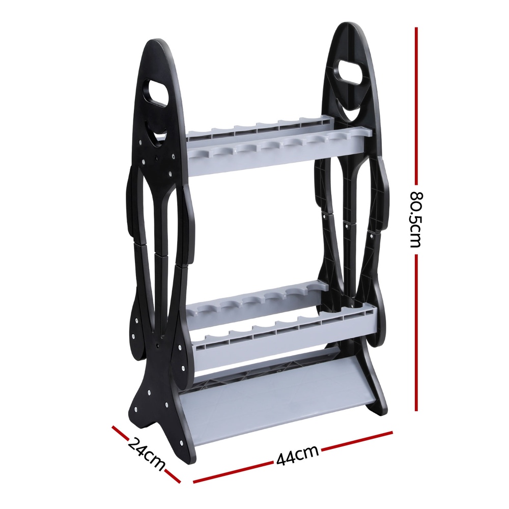 Seamanship Fishing Rod Holder 16 Storage Rack Fishing Pole Stand Garage Organizer Holds โ image 2