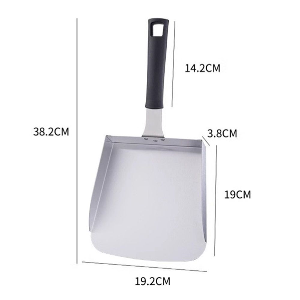 Griddle Spatula, Large Stainless Steel Griddle Food Mover Shovel Metal Food Scooper for Flat Top Stir-frying Grilling Cooking Rice, Vegetables and โ image 5