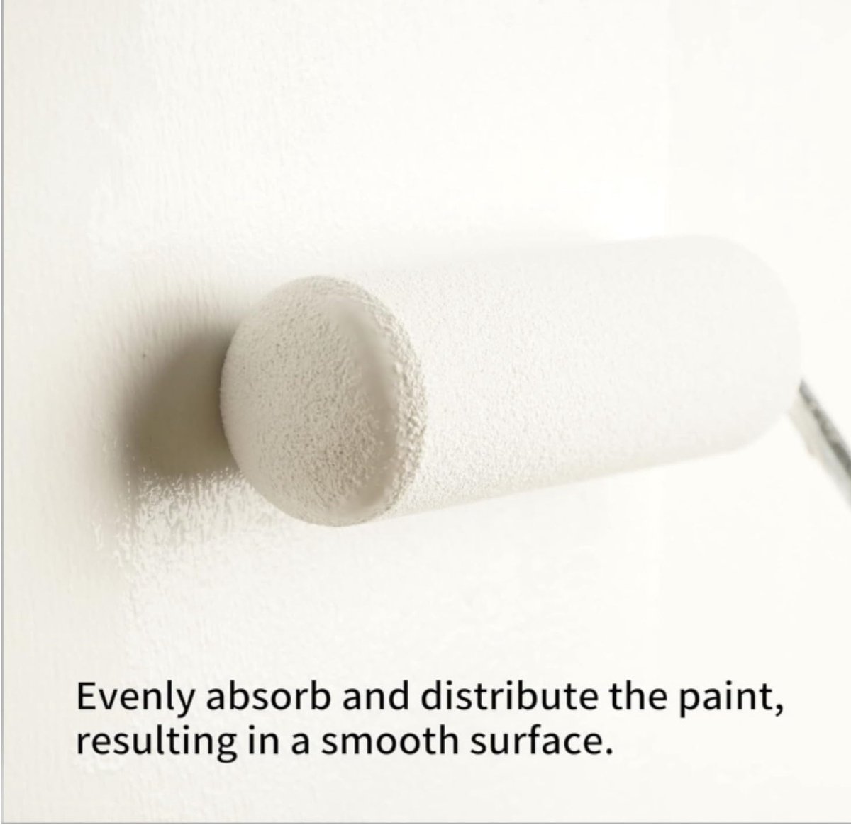 Mini paint roller set - Foam paint roller - with refills - high-density foam rollers *6, paint tray and roller handle - small sponge paint roller - for โ image 3