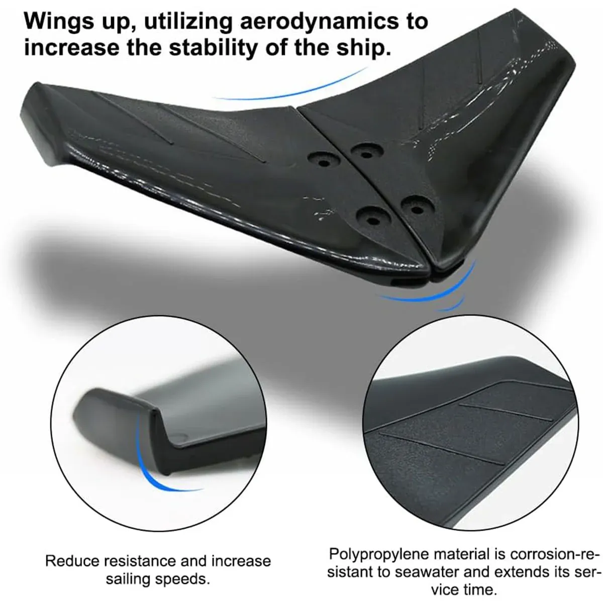 Outboard Engine Hydrofoil Stabilizer Marine Tail Wing Plate for Boat Motor Parts โ image 6