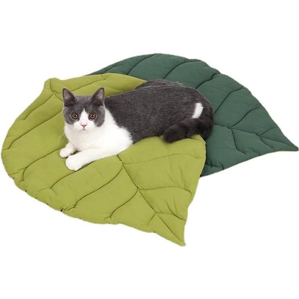 Double-Sided Available Pet Mattress Pad Leaf Shape Puppy Cat Bed Mat Style 1 — image 4