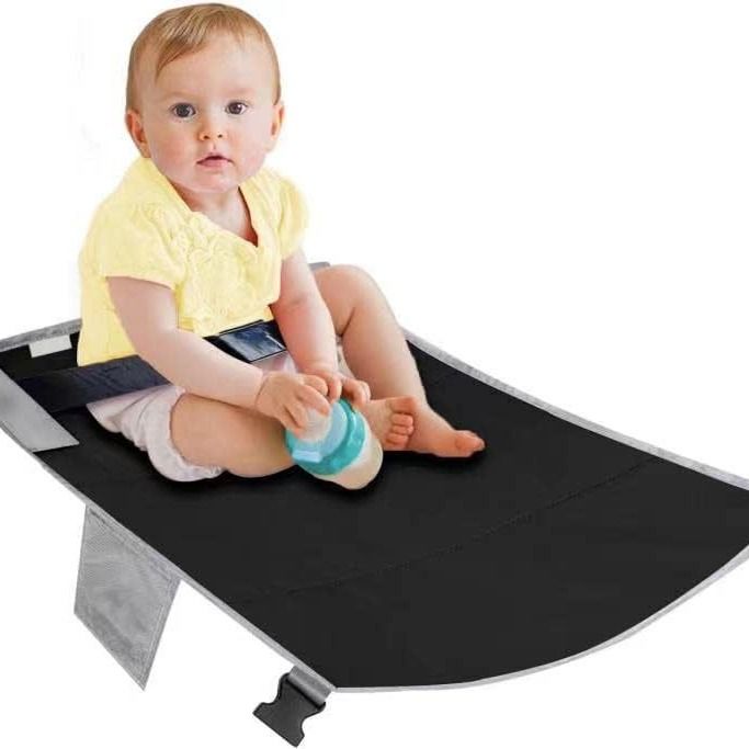 Portable Plane Bed Foot Rest for Flights(Black) — image 2