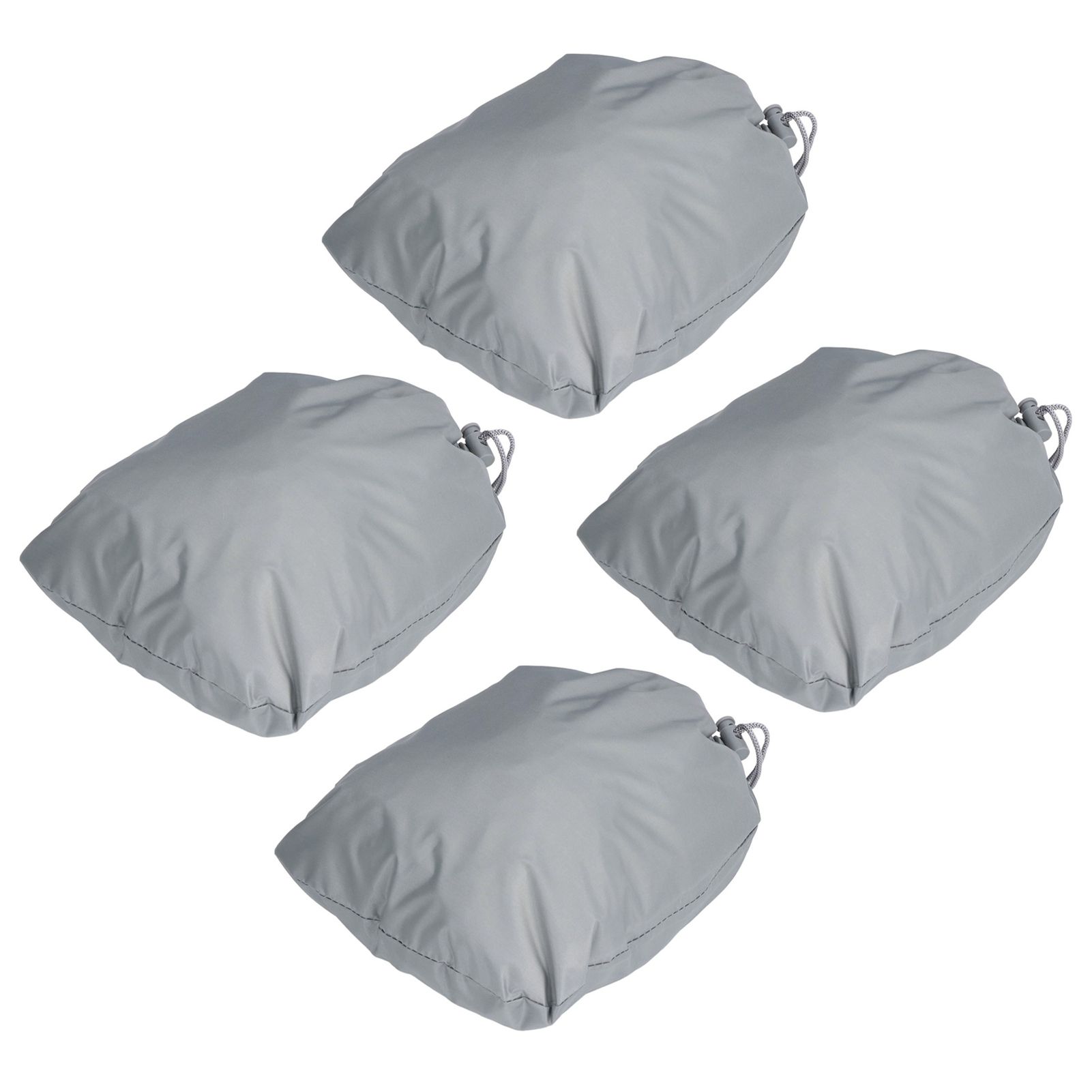4PCS Car Rearview Mirror Protective Cover 190T Polyester Taffeta Faucet Frost Guard CoverGrey โ image 5