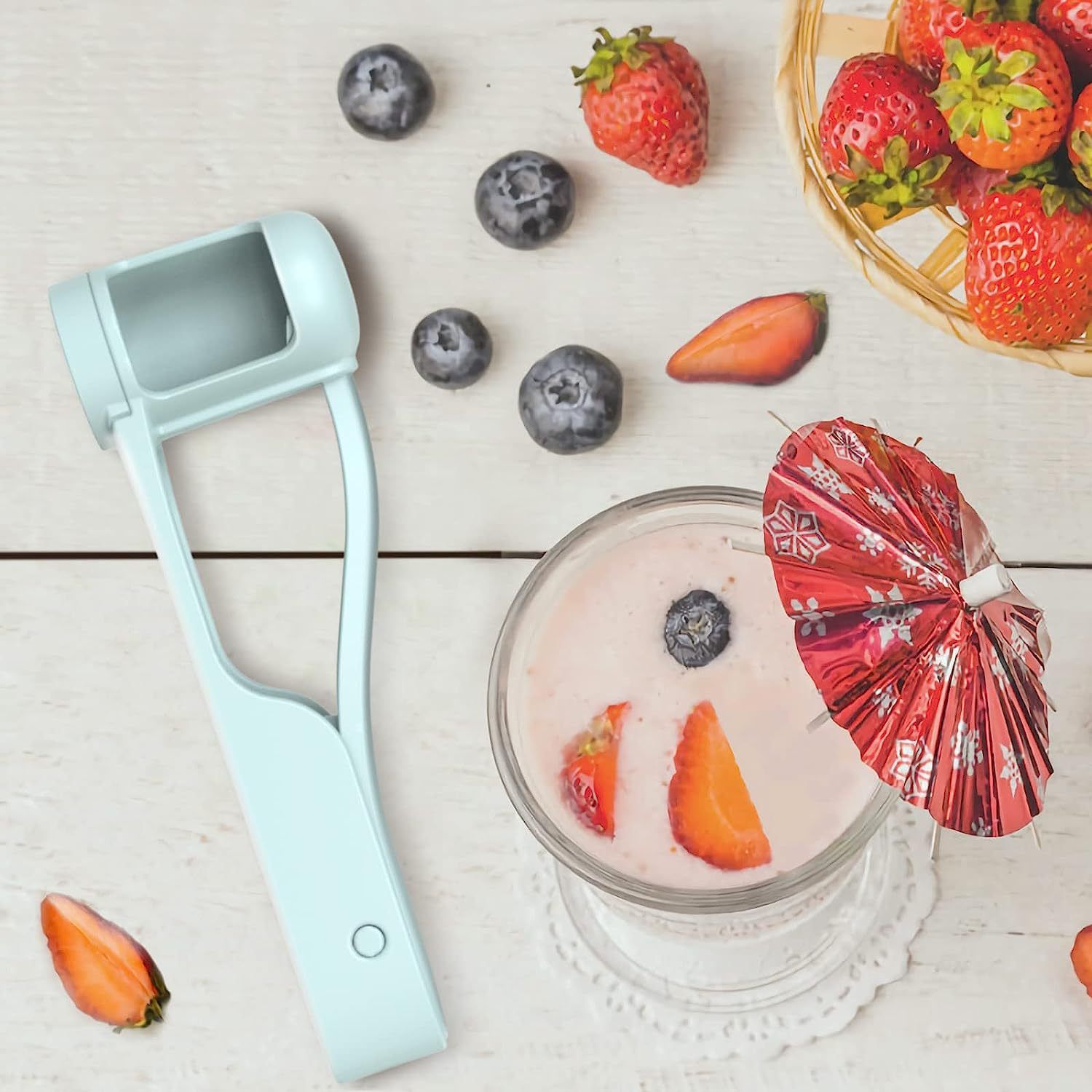 Grape Cutter/Slicer for Toddlers Baby, Grape Cherry Tomato Strawberry Cutter Quarter Fruit Slicer tool For Vegetable Fruit Salad — image 4
